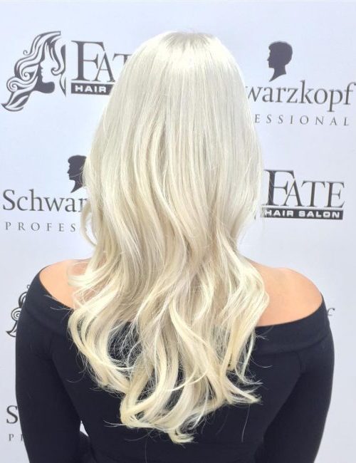 Weiß Blonde Haarfarbe Ideen  